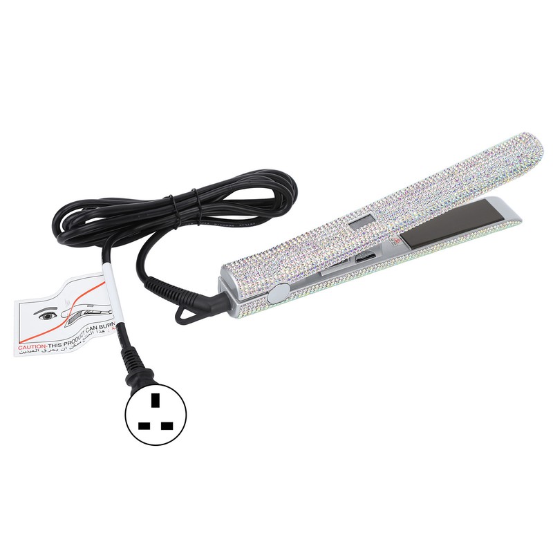 150W Hair Straightener Rhinestone Electric 2 in 1 Faster Shape