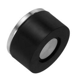 TEHAUX Heavy Duty Door Stopper Stainless Steel Floor Mounted Stopper with Rubber Bumper for Enhanced Safety for Security Doors Easy Installation Prevents Wall Damage