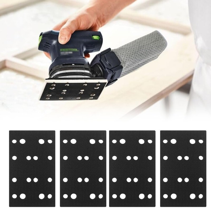 4 Pcs Soft Foam Sanding Pads, 80 * 133mm Interface