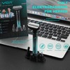 VGR 625 3-in-1 Men's Intimate Shaver, Wireless Body Razor