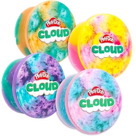 Play-Doh Cloud 4-Piece Bundle Pack Compound Packs New Toy Gift