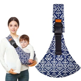 Baby Carrier, Portable Toddler Carrier Has Better Stability and Comfort, Adopting Ergonomic Design The Design is Wider, Infant Baby Sling Carriers from Up to from 0 to 3 Years Old (Blue)