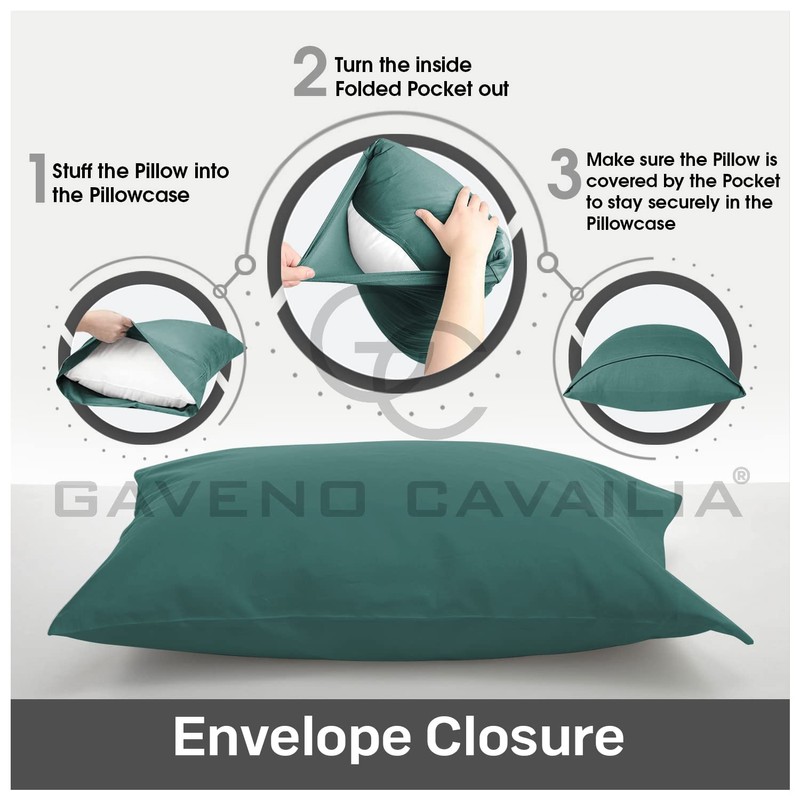 GC GAVENO CAVAILIA | Housewife Percale Pillow Cases (2 Pack)
