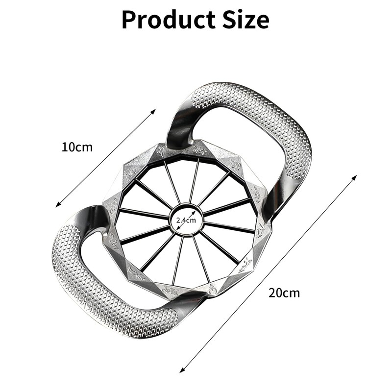 DOETYD Apple Corer & Slicer,Stainless Steel Apple Cutter Apple Slicer