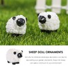 UOPJDD 40 Sheep Ornaments, Cute Mini Animals, Creative Resin Ornaments,