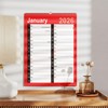 2026 Wall Calendar A4 Month to view A4 Red and
