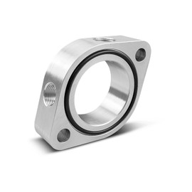 HUQUZN Thermostat Housing Spacer Fit for Brodix HV Series Intake Chevy SBC/BBC V8 Engine, Aluminum Water Neck Spacer with Sealing Ring