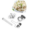 10PCS Stainless Steel Dumpling Maker Dumpling Mold Set and Cutter