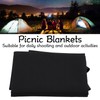 Beach Mat Portable Waterproof 900D Nylon Fabric Metal Holes Soft