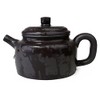 Teapot 200ml Chinese Yixing Clay Zisha Real Black Pot Loose
