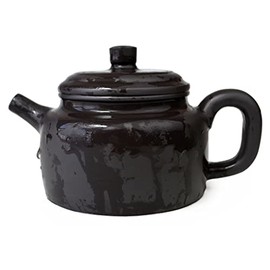 Teapot 200ml Chinese Yixing Clay Zisha Real Black Pot Loose Tea