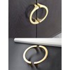 Half Circle Pulls,Susenya Half Circle Handles,Finger Pull,Finger Edge Pull Handles,3.78"