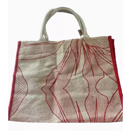 CLARINS Tote Bag Jute Burlap Shopping Tote Bag Shopper ECO-Friendly NEW