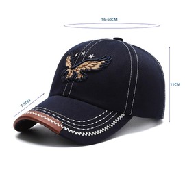 Oliaekd Baseball Cap, Breathable Leisure UV Baseball Cap, Sports Cap, Adjustable Baseball Cap, Sun Protection, Baseball Cap, Navy Blue 1, One Size