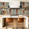 VGHUYEVOGERE Peel and Stick Rustic Wall Texture Galvanized Metal Panels