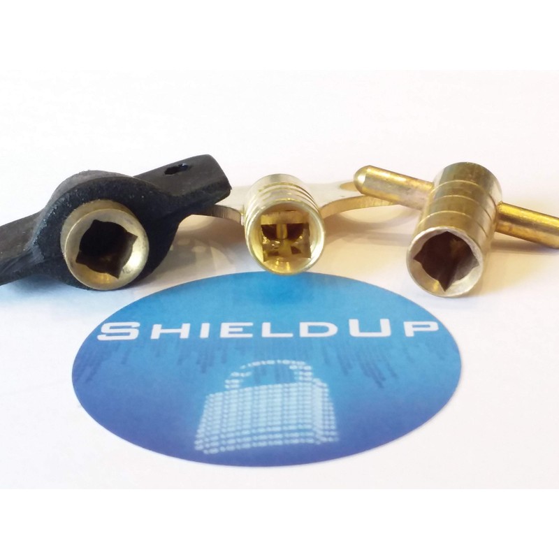 ShieldUp Radiator Valve Bleed Keys | Pack of 3 Different