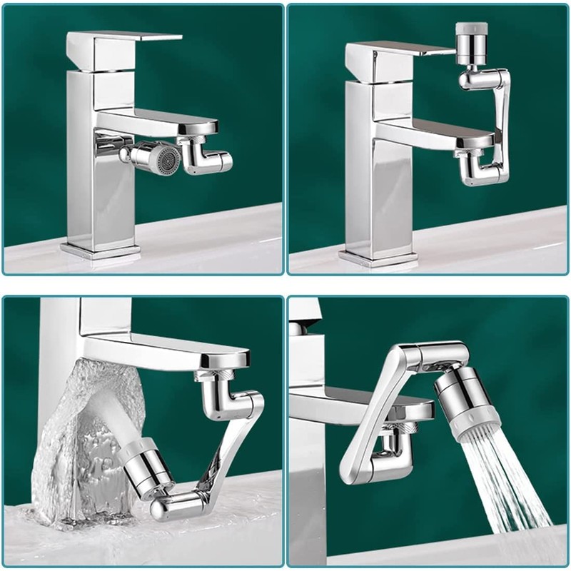 Aireador Extensor de Grifo Giratorio de 1080 °,Grifo de Filtro
