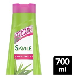 SAVILE Acondicionador Colágeno y Sábila, protege y evita la caída del cabello dejándolo fuerte e hidratado* 700 ml