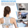 FDEETY Back Straightener Back Support Belt Adjustable Straight Posture Trainer