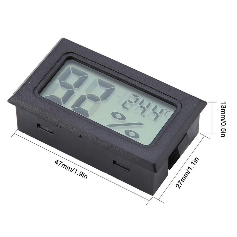 Digital Hygrometer Moisture Meter, YS-11 Wireless Hygrometer Indoor LCD Display