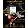 Remote Battery Disconnect Switch 12v, 250A, Upgrade Prevent Battery Drain,