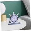 CORHAD 1Pc Nautical Style Silent Clock Unique Lighthouse Desk Decor
