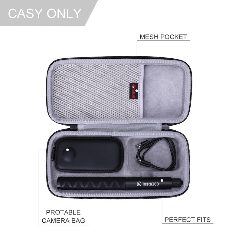 XANAD Hard Case for Insta360 GO 3 or Insta360 X3