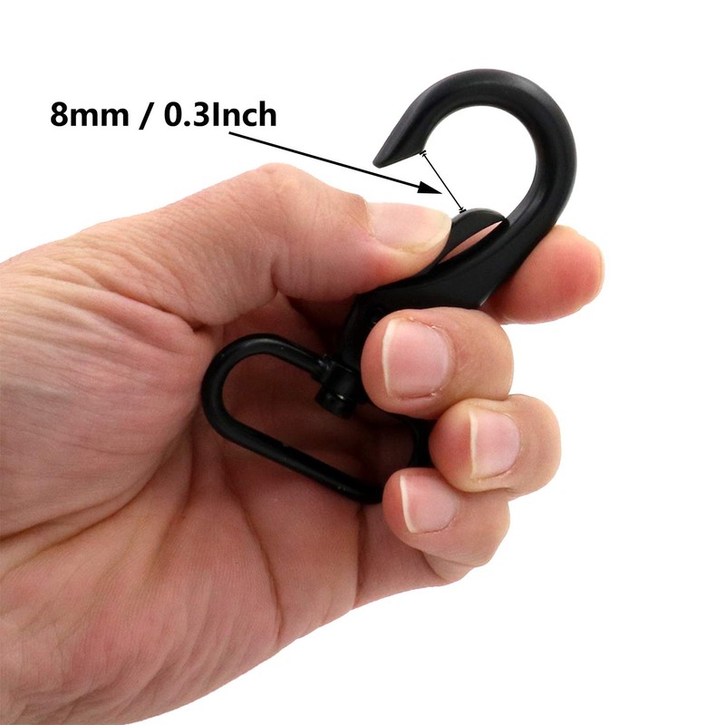 BIKICOCO - Broche de perno giratorio, clips de gancho de