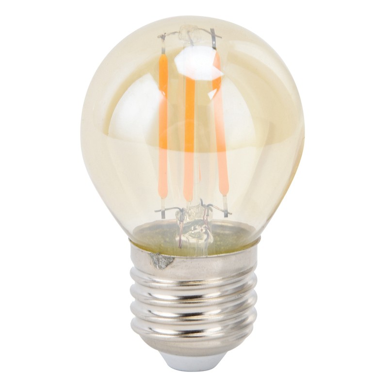 6Pcs Vintage LED Light Bulb Gold Glass Dimmable G45 E27