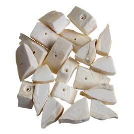 emours Cuttlebone for Birds, 20 Pcs Natural Cuttlefish Bone Calcium Chew Toys for Parakeets Cockatiels Parrots Canaries, Beak Trimming Bird Cage Accessories