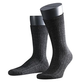 FALKE Men's Socks Rug in Shoe Pack of 3, Grey (Anthracite Blend-3080)