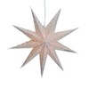 Illuminated 5-Point Star in White - 60 cm Paper Star,