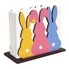 Easter Napkin Holder Cute Bunny Wood Napkin Holder for Table