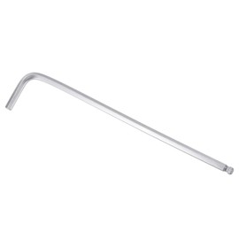 TOP-VIGOR 1Pcs 3/16" Ball End Hex Key Wrench, L Shaped Long Arm Allen Key for Household DIY, Professional Machine Repairing, CR-V