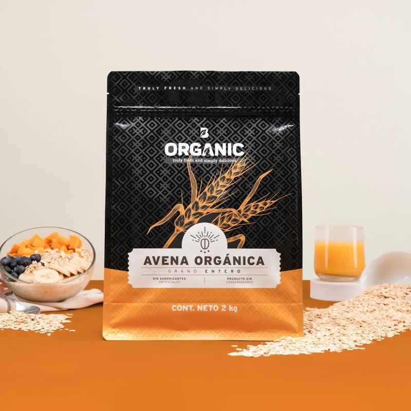 B-Life Avena Orgánica | 2kg | Libre de Gluten y