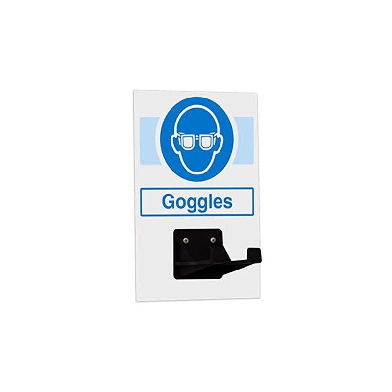 V Safety Ppe Station - Goggles - 1 Holder -