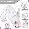 Golf Gloves for Men Womens - Cabretta Leather Golf Gloves