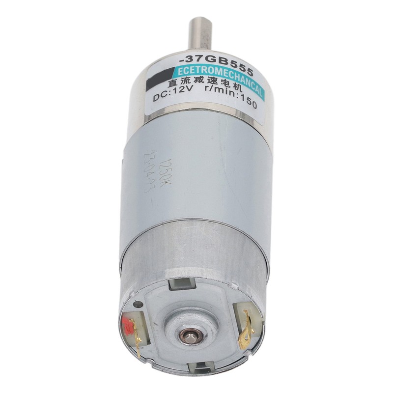 DC 12V 100RPM Gear Motor High Torque Electric Micro Speed