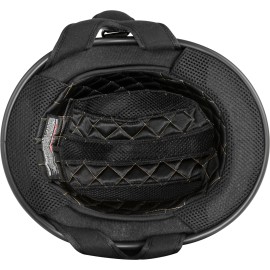 HIGHWAY 21 .357 SOLID HALF HELMET GLOSS BLACK MD 77-1100M