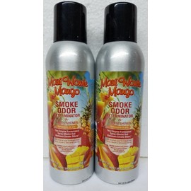 Smoke Odor Exterminator Maui Wowie Mango 7 oz Large Spray Set of Two Cans