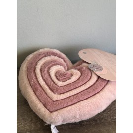 Snuggle Buddy PINK Heart Valentine's Day Heat & Hug SOFT NEW!