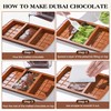 KASHME 2 Pcs Chocolate Bar Mold Deep Dubai 0.85 Inch