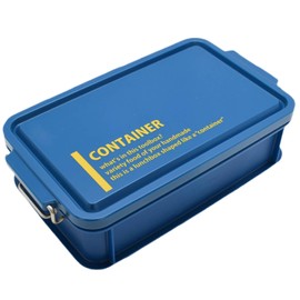 OSK CNT-900 Bento Box, Container Lunch Box, Lunch Chime, Blue, 30.5 fl oz (900 ml), Includes Partitions, Stackable and Silver Ion, Made in Japan