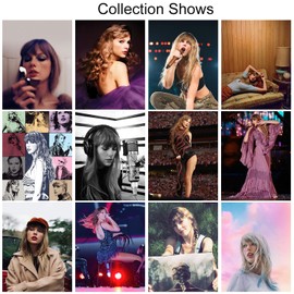 GTOTd Midnight Singer Wall Poster 12 Stück mit Wand-Collage Kit 36 x 28cm (14.1" x 11.4") Gifts Merch Sängerin Poster Ungerahmte Version HD Poster für Wohnzimmer Club Wand Kunst Dekor