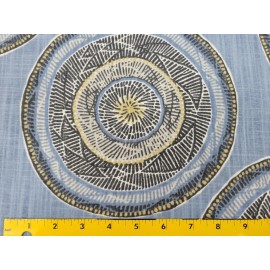 Robert Allen Jambasa in Greystone BTY Robert Allen 100% Cotton Slub 54" Wide Medallion