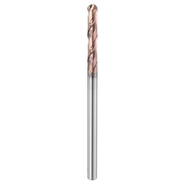HARFINGTON Ball Nose End Mill 2 Flute 1/8" Diameter 1/8" Shank Tungsten Carbide Tail Coated Spiral CNC Router Bits 3/4" Cutting Length Single End Ball for Carving Engraving Grinding