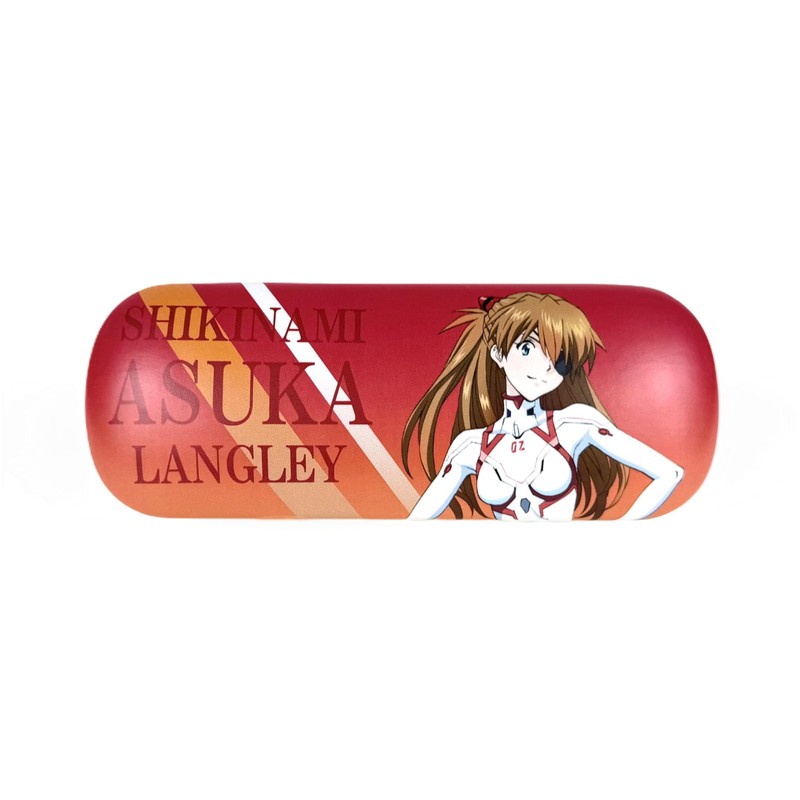 Evangelion Wave Asca Wrangler Gray Glasses Case