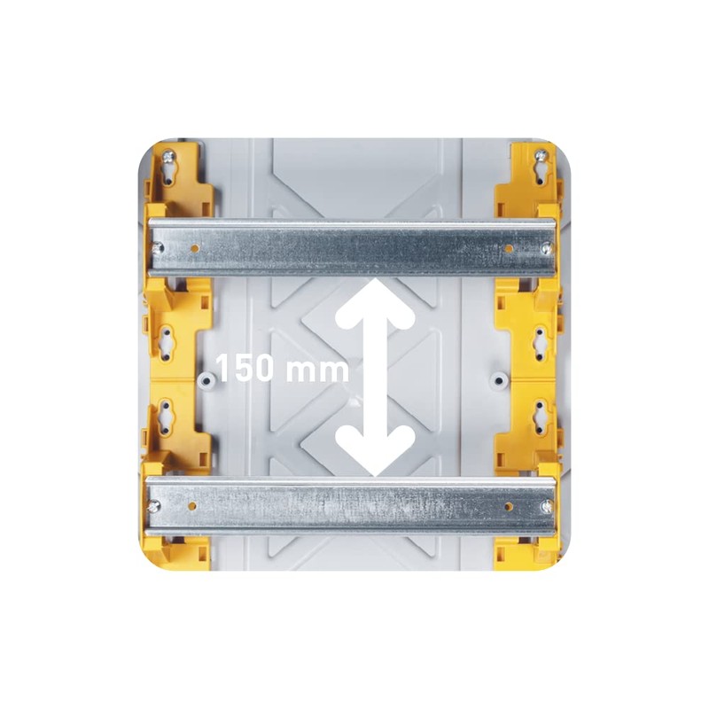 Legrand Surface-Mounted Distribution IP65 IK09 1 Row 8TE 220 mm