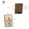 NKlaus Guardian Angel Wooden Icon 10 x 12 cm Christian
