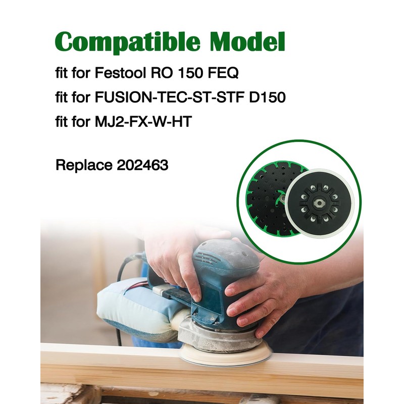 202463 Hard Sanding Pad 150mm Fit for Festool RO 150